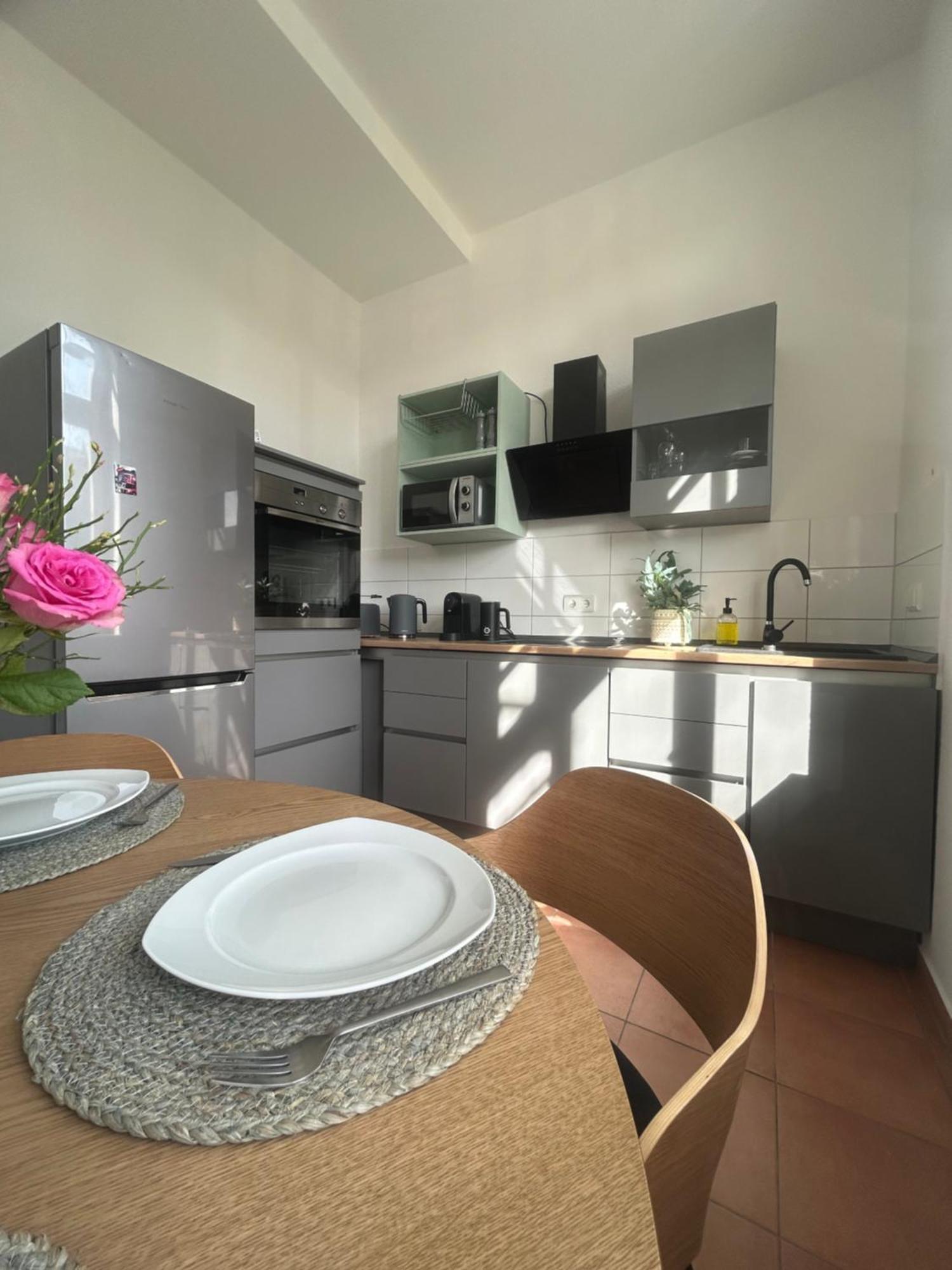 Mintara Komfort Apartment Mit Grill -Terrasse, Sky Und Parkplatz Magdeburgo Esterno foto